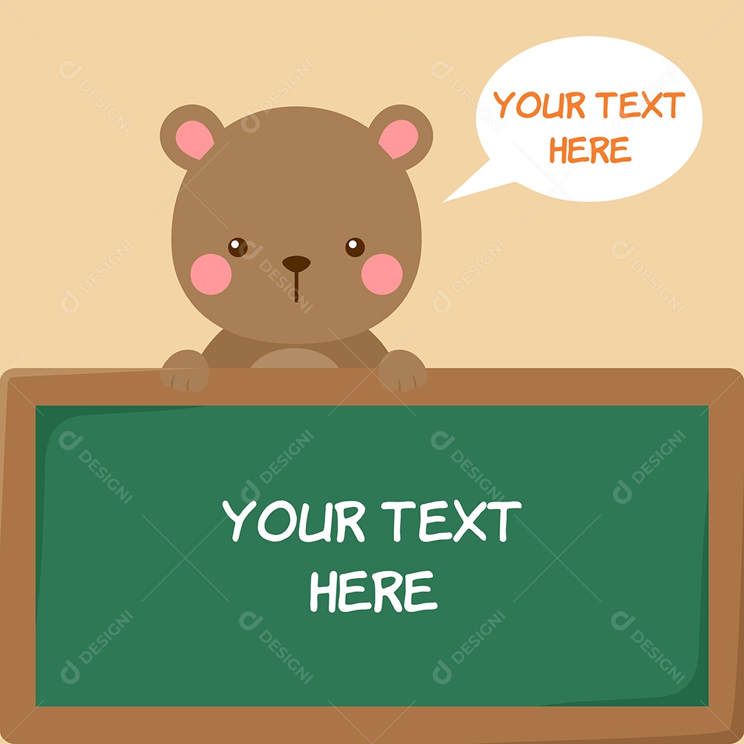 Urso de Mascara Ilustração Vetor EPS