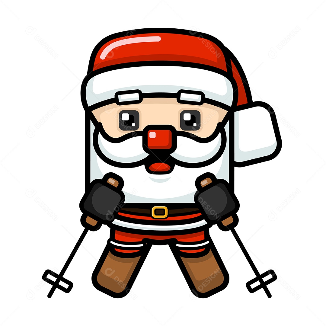 Papai Noel Ilustração Vetor EPS