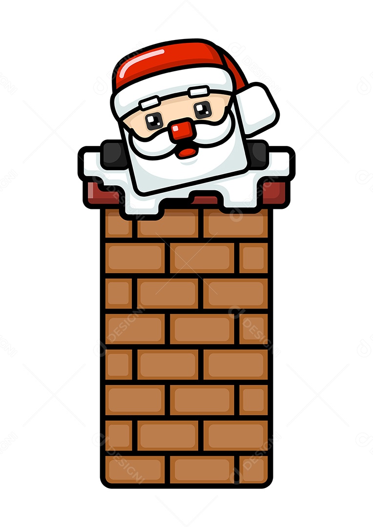 Papai Noel Ilustração Vetor EPS