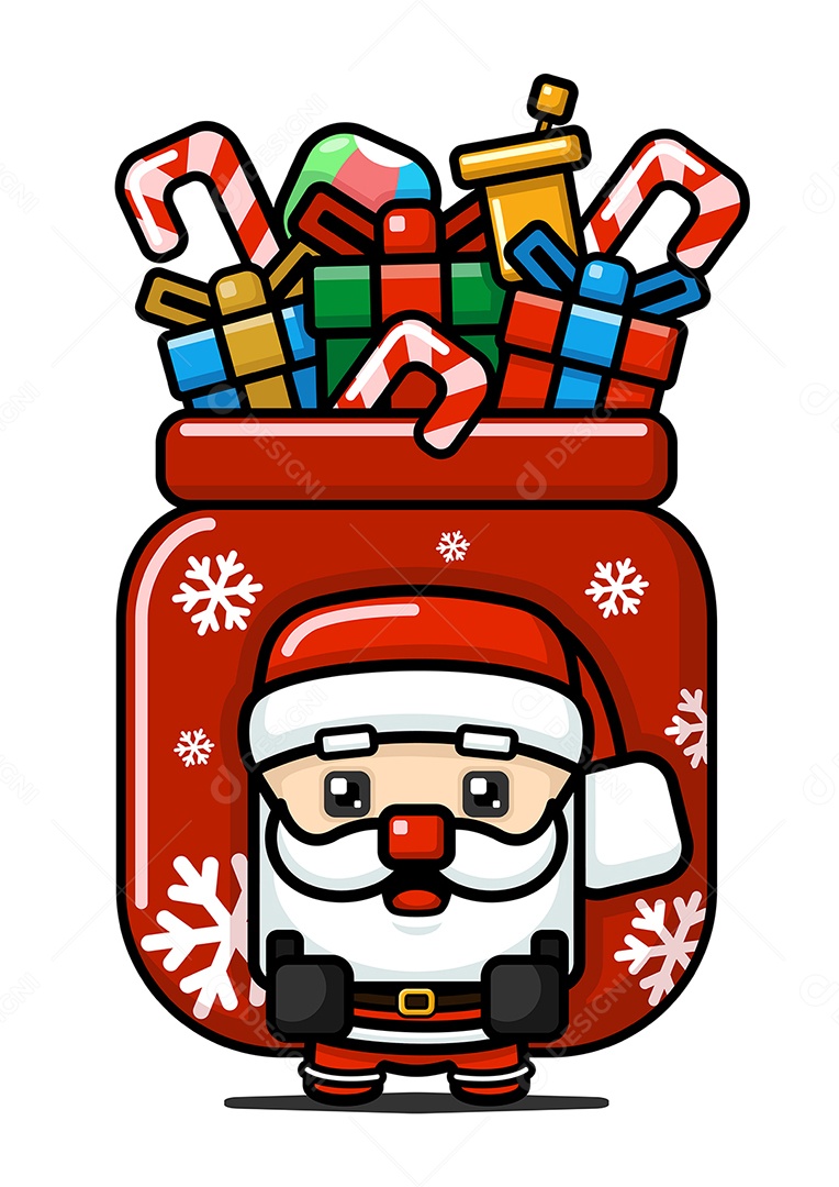 Papai Noel Ilustração Vetor EPS