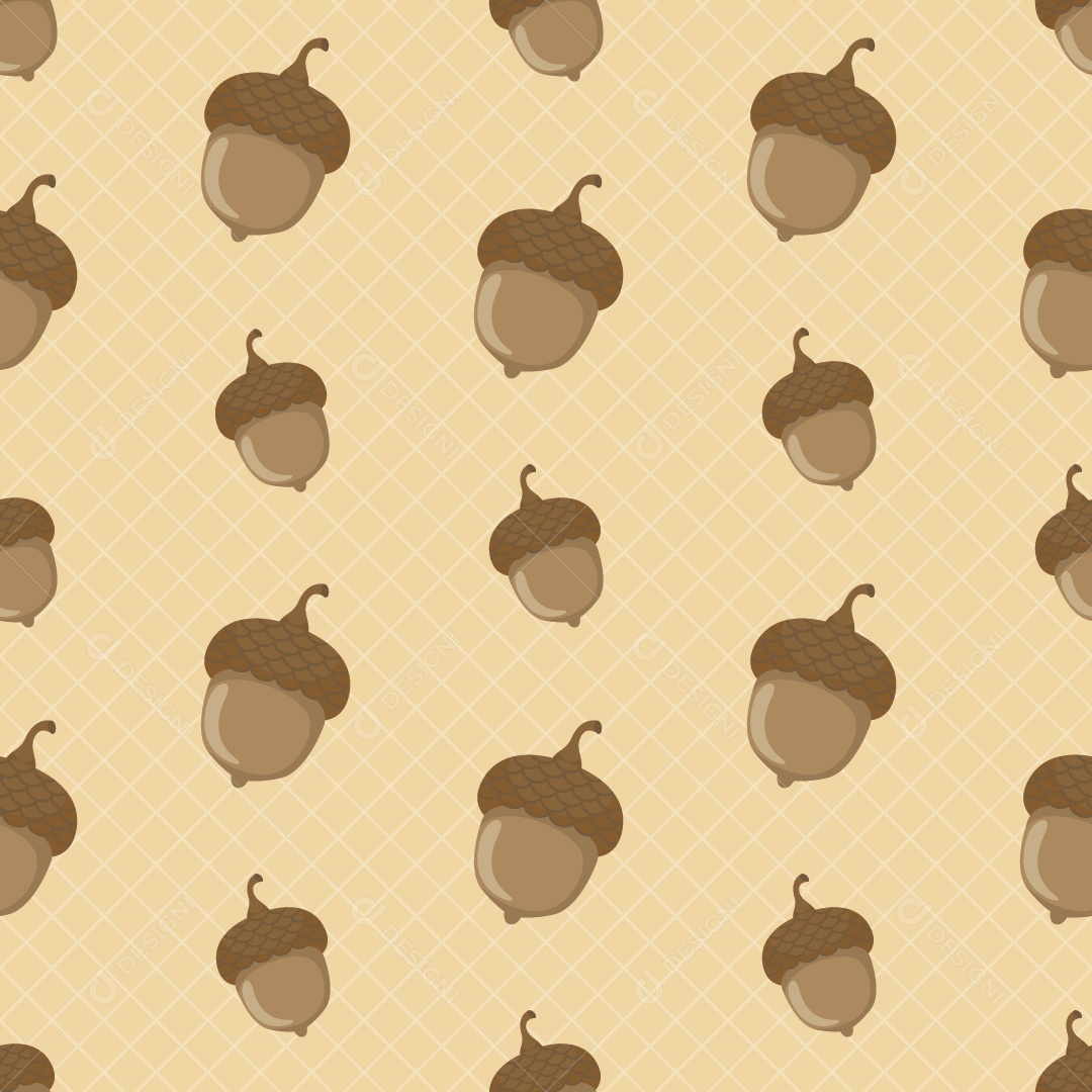 Padrão de Pinhas Ilustração Vetor EPS