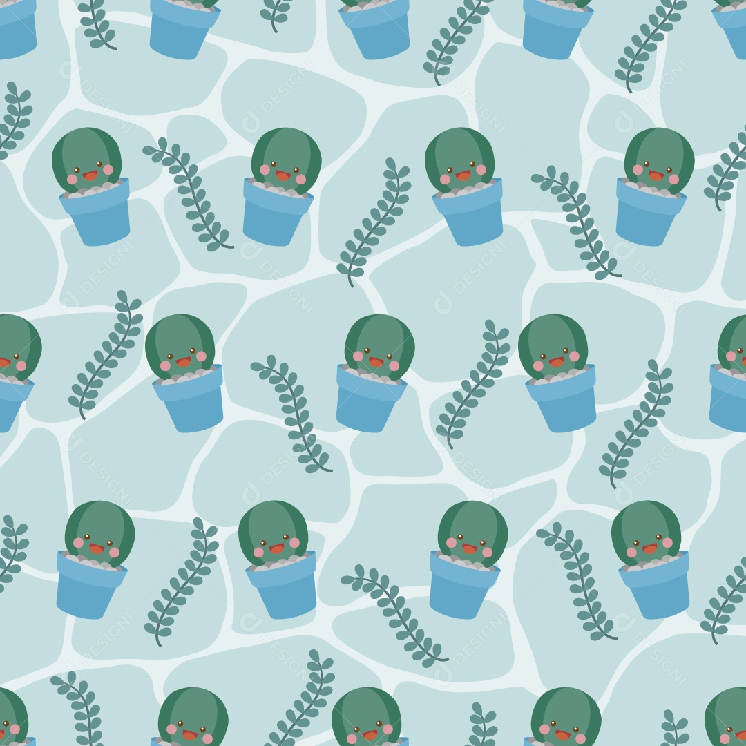 Padrão de Planta Ilustração Vetor EPS