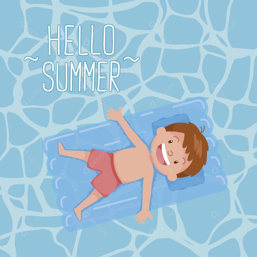 Criança na Paria Ilustração Vetor EPS