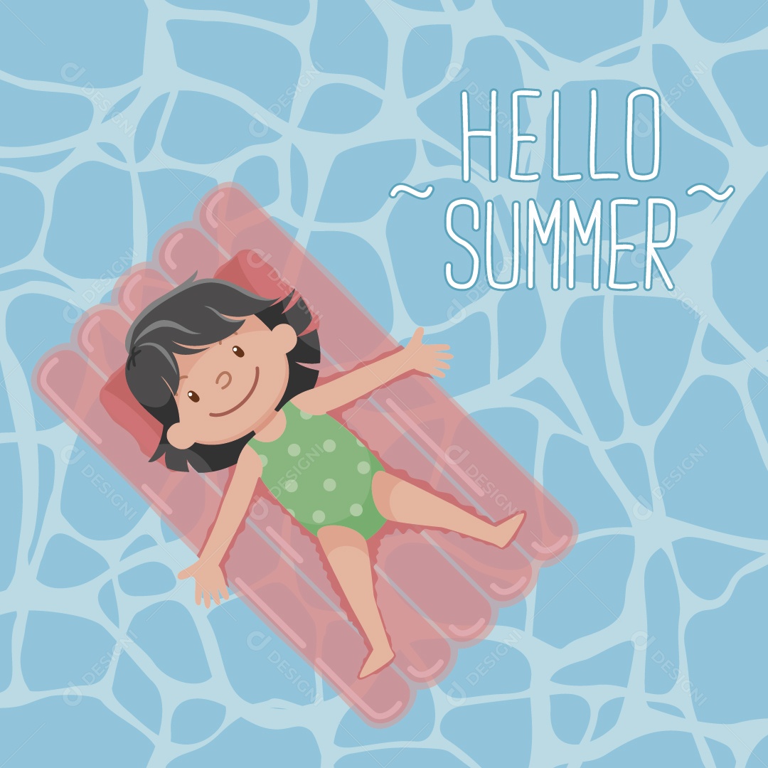 Criança na Paria Ilustração Vetor EPS