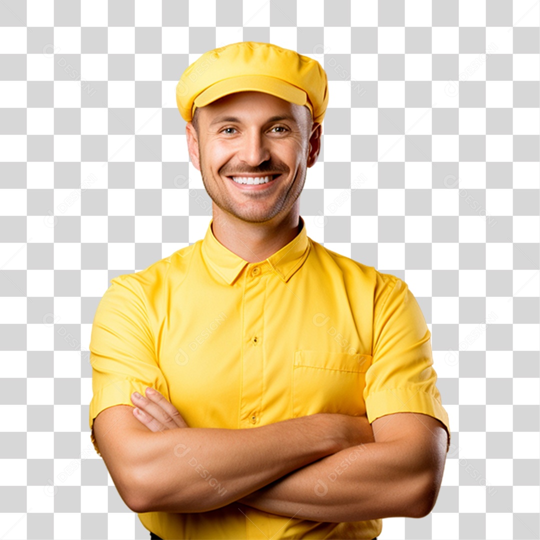 Homem de Uniforme Emprego PNG Transparente