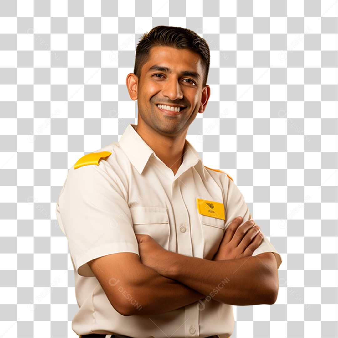 Homem de Uniforme Emprego PNG Transparente