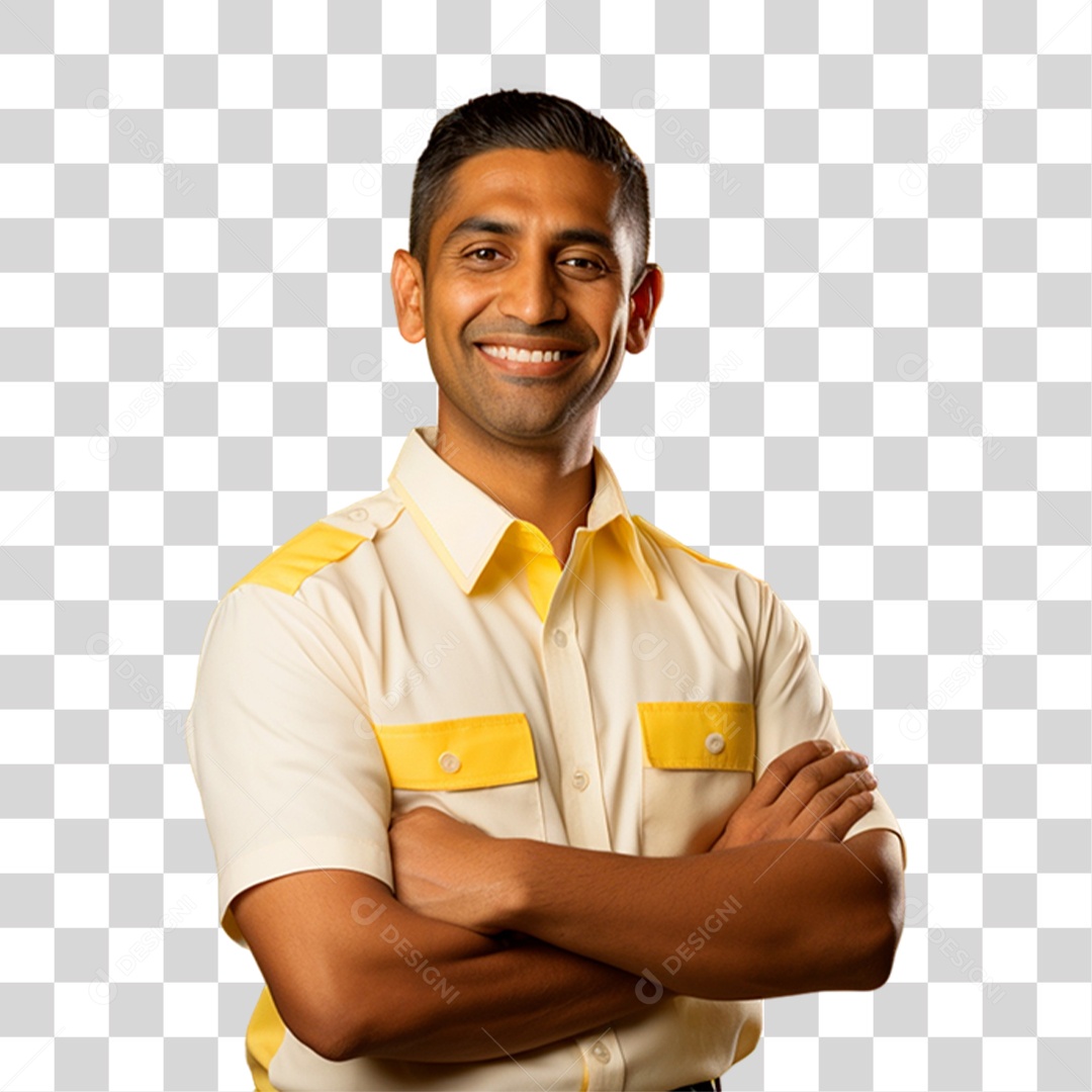 Homem de Uniforme Emprego PNG Transparente