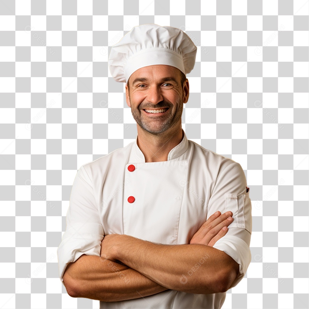 Padeiro Sério PNG Transparente