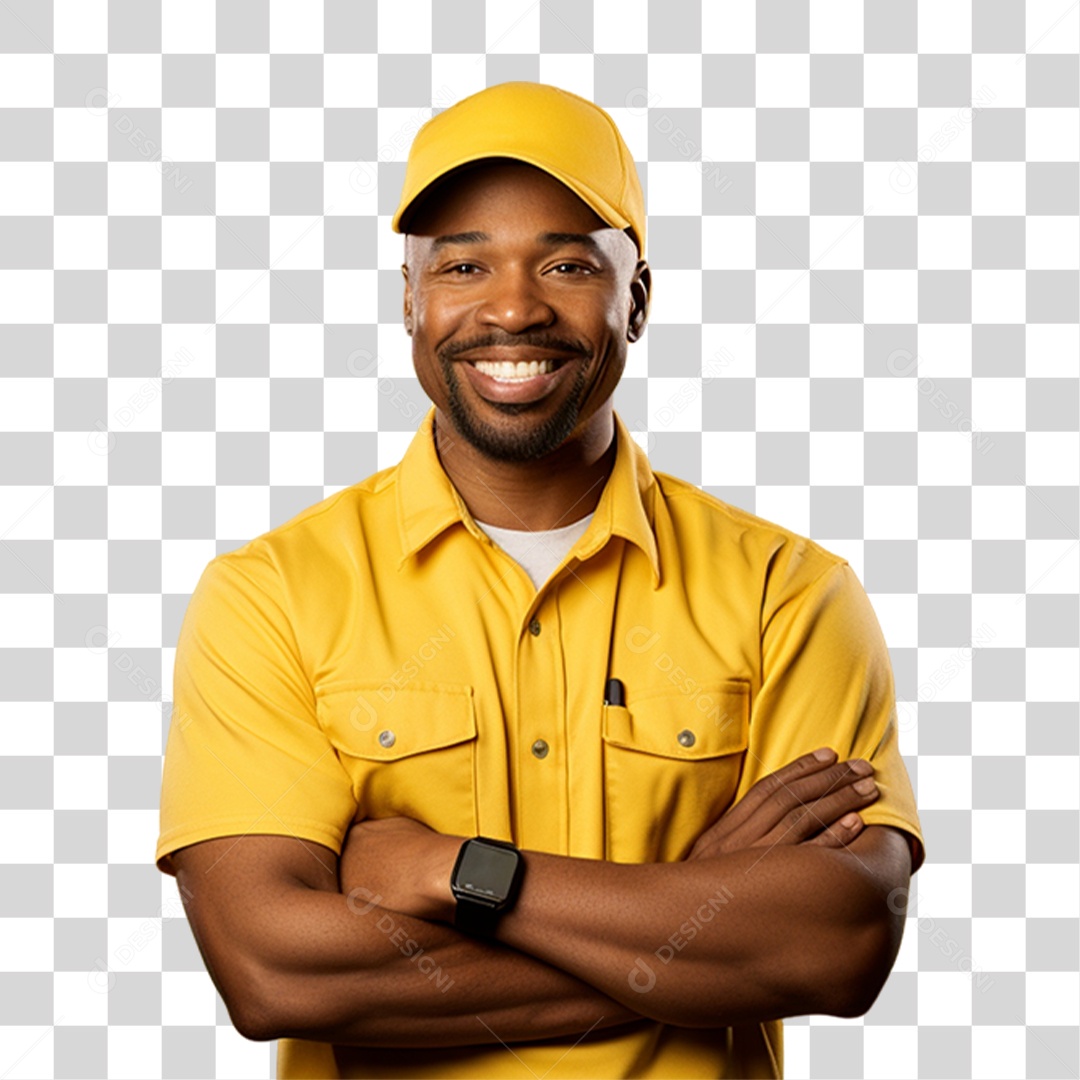 Homem Sorrindo Feliz PNG Transparente