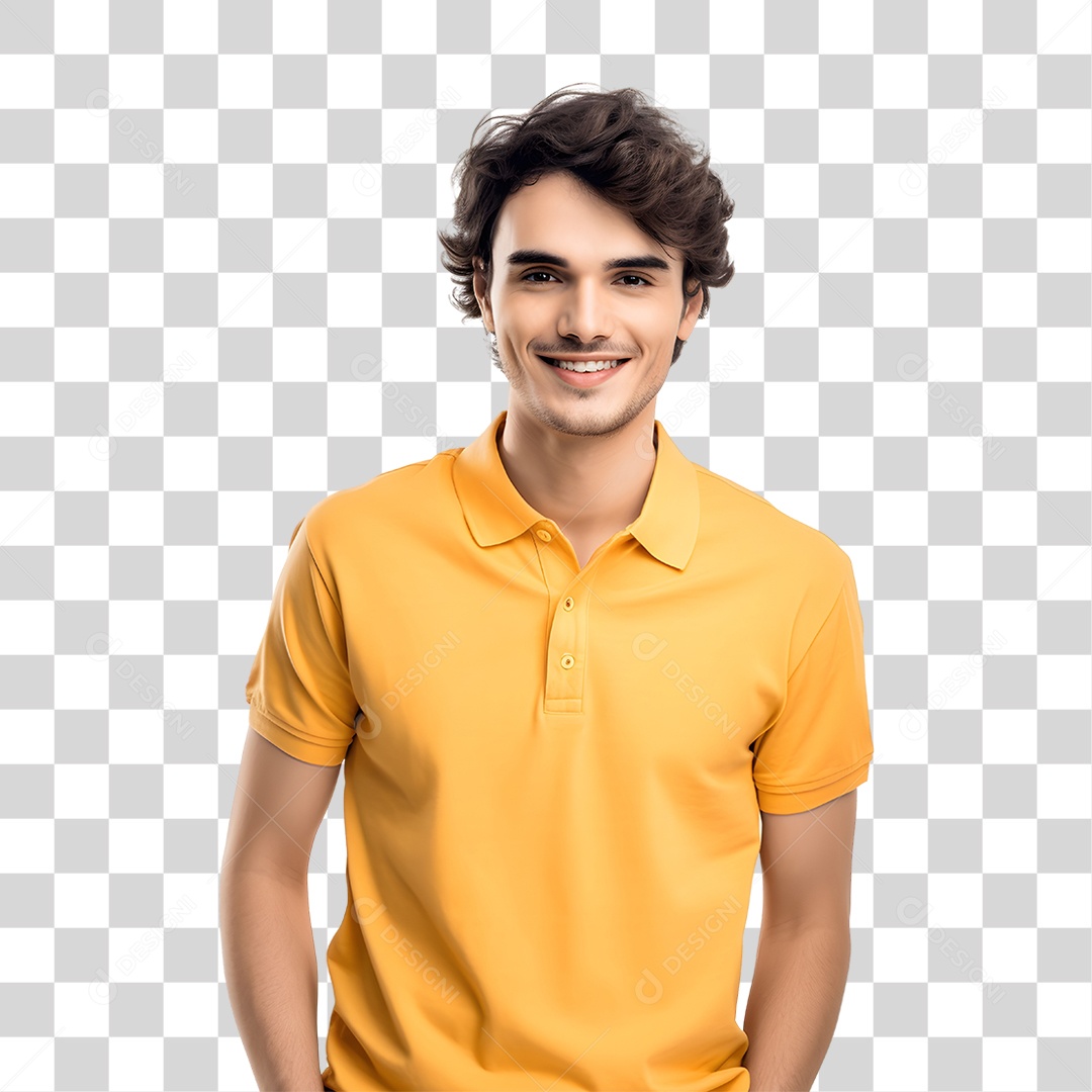 Homem Sorrindo Feliz PNG Transparente