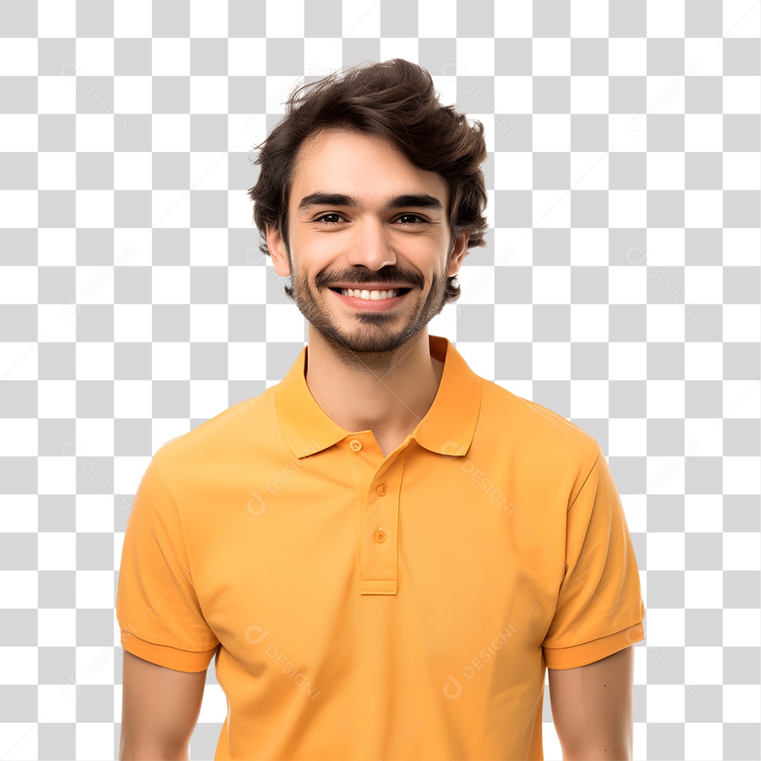 Homem Sorrindo Feliz PNG Transparente