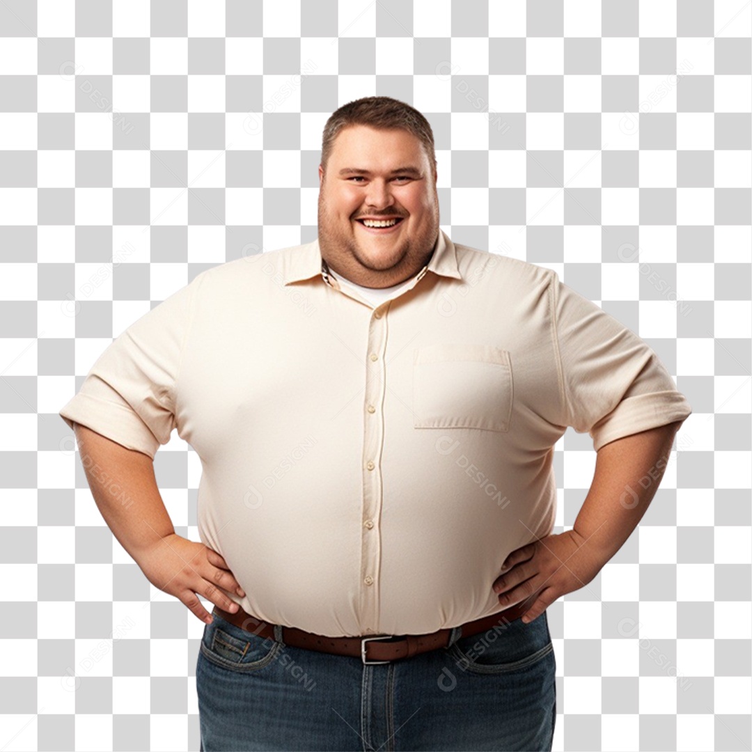 Homem Sorrindo Feliz PNG Transparente
