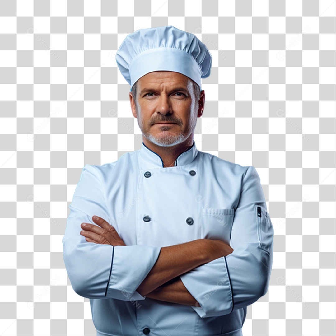 Padeiro Sério PNG Transparente