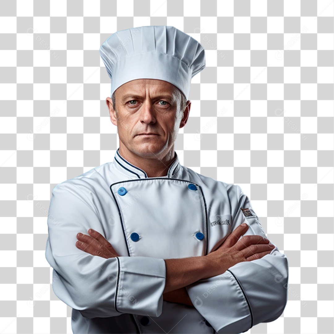 Padeiro Sério PNG Transparente