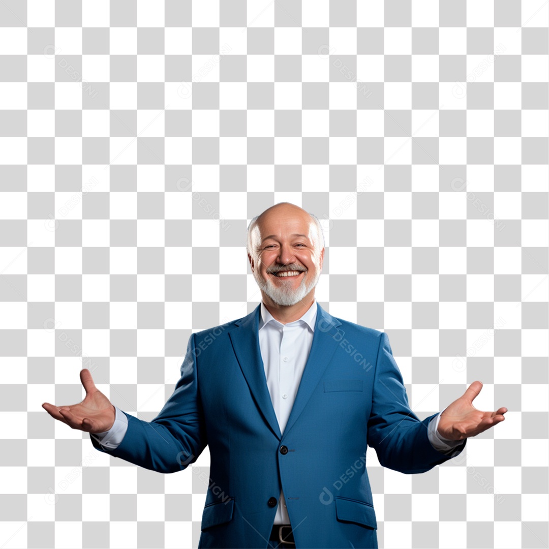 Homem Sorrindo Feliz PNG Transparente