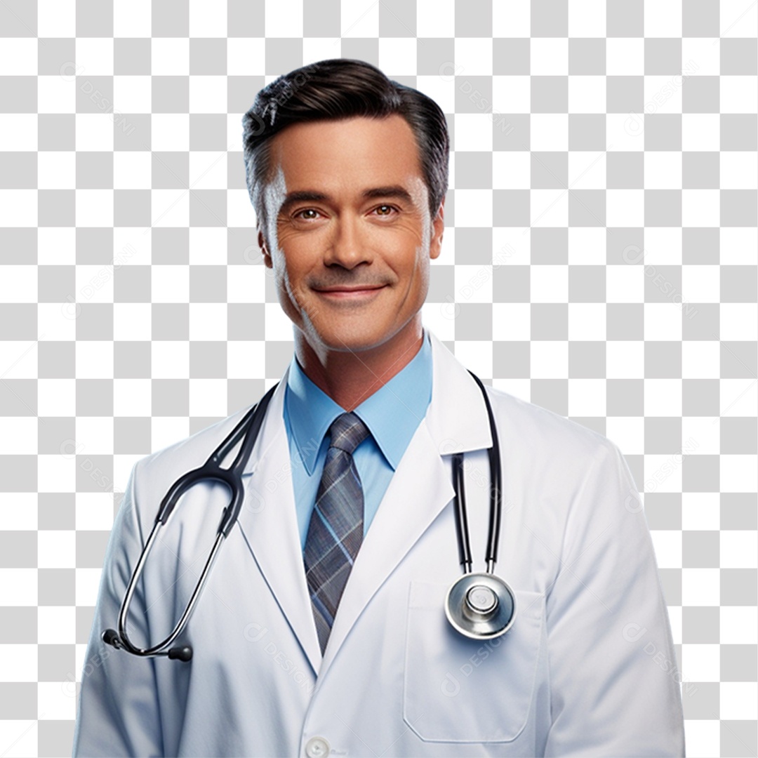 Médico Sorrindo PNG Transparente