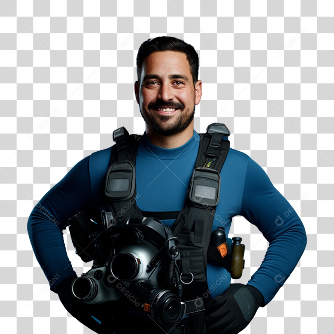 Homem Sorrindo Feliz PNG Transparente