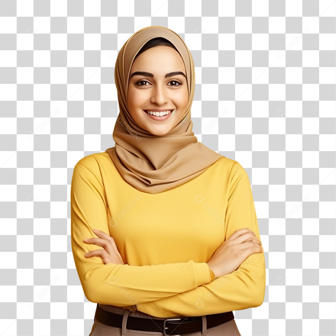 Mulher Sorrindo Feliz PNG Transparente