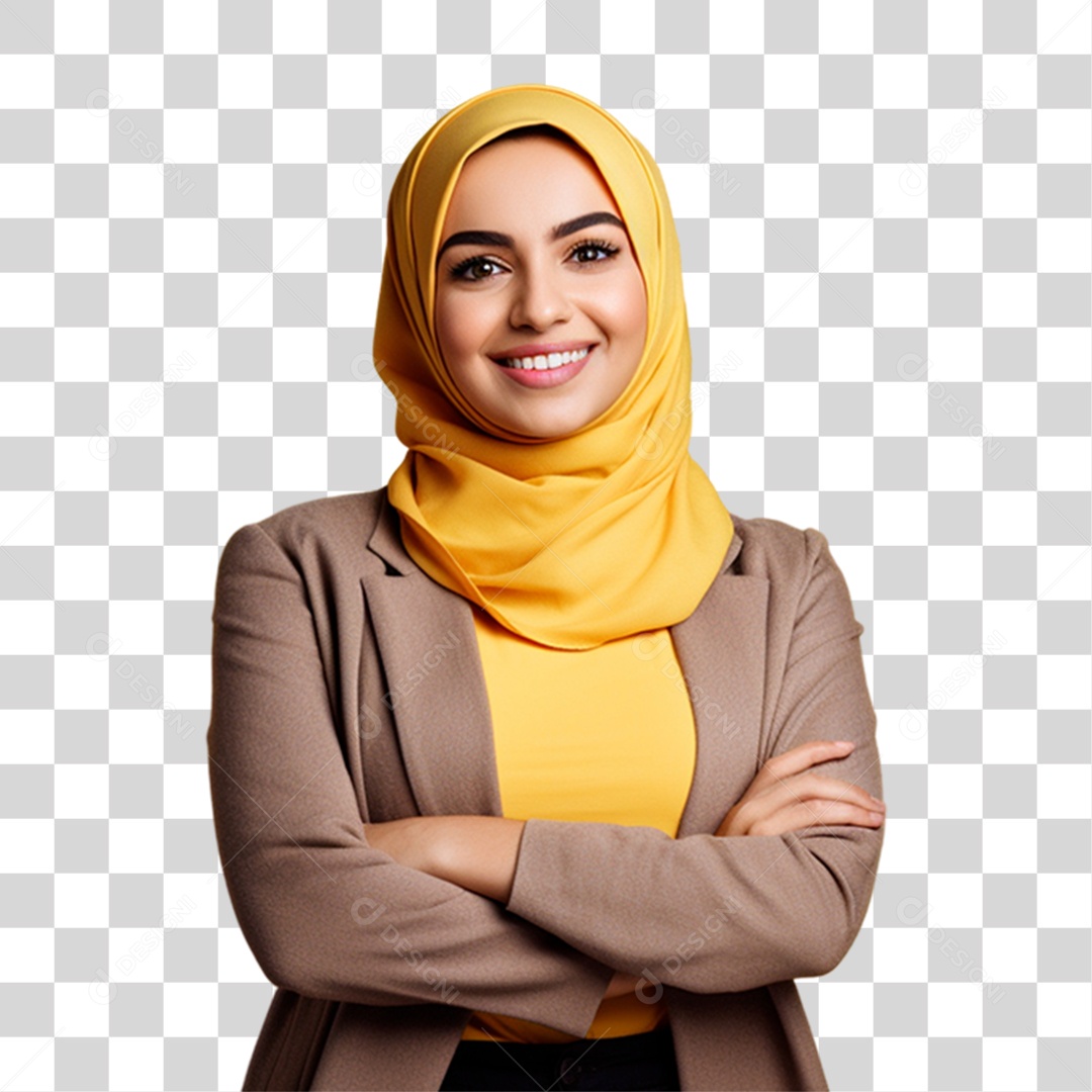 Mulher Sorrindo Feliz PNG Transparente