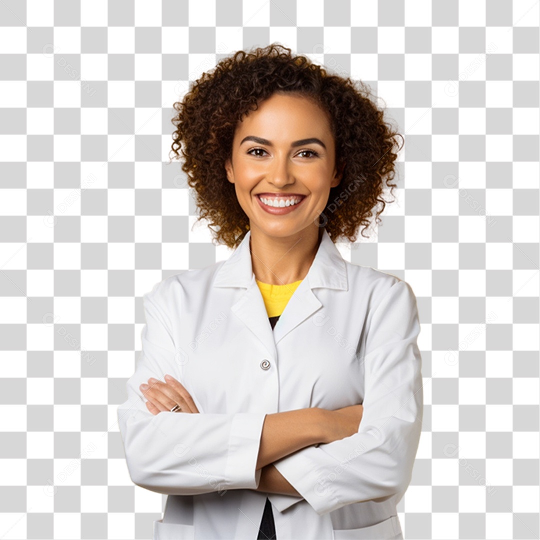 Enfermeira de Uniforme PNG Transparente