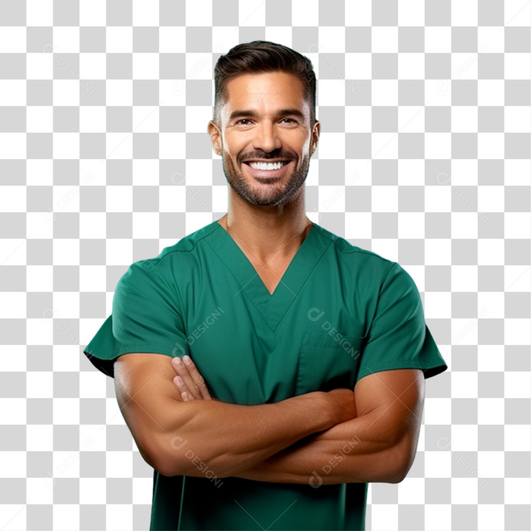 Homem de Uniforme Emprego PNG Transparente