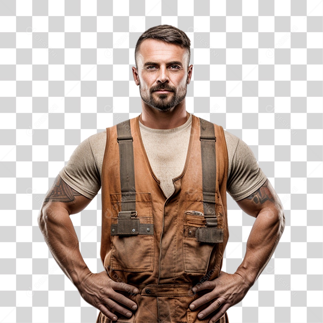 Homem de Uniforme Emprego PNG Transparente