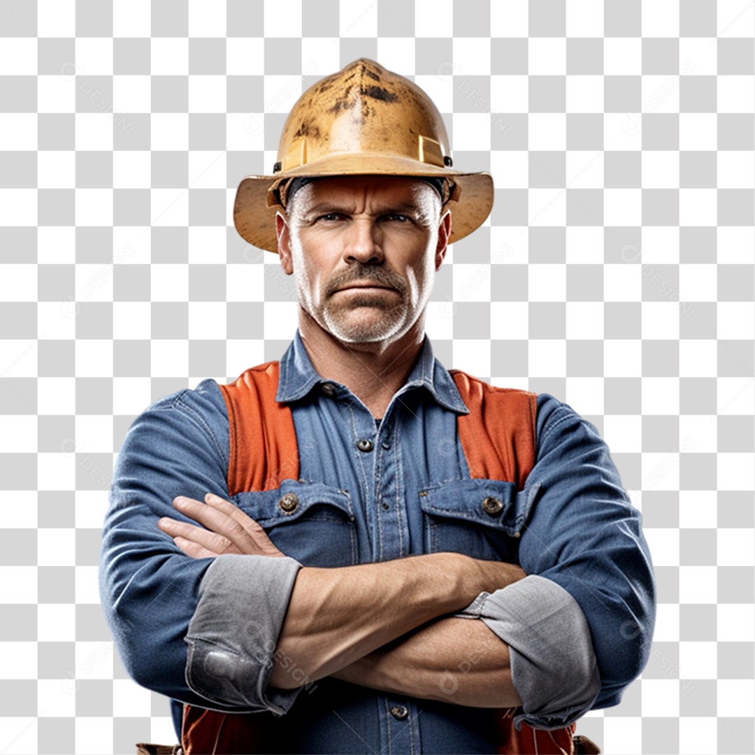 Homem de Jaqueta e Capacete de Bombeiro Emprego PNG Transparente