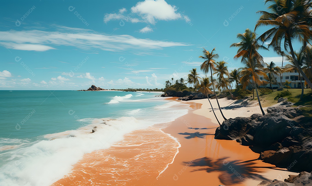 Lindas praias no estado da Paraíba