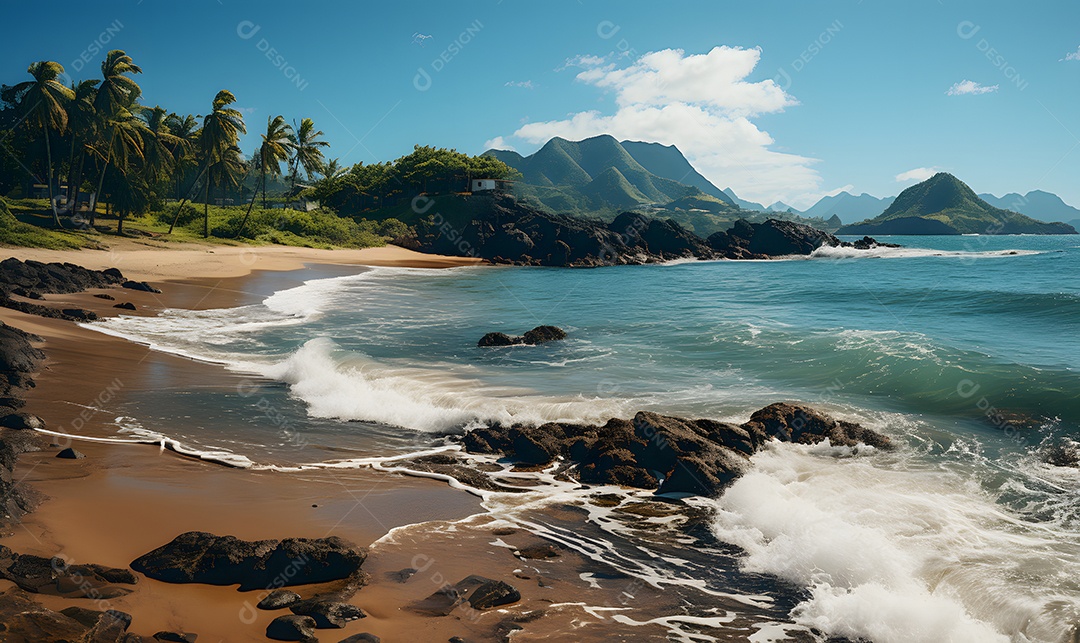 Lindas praias no estado da Paraíba