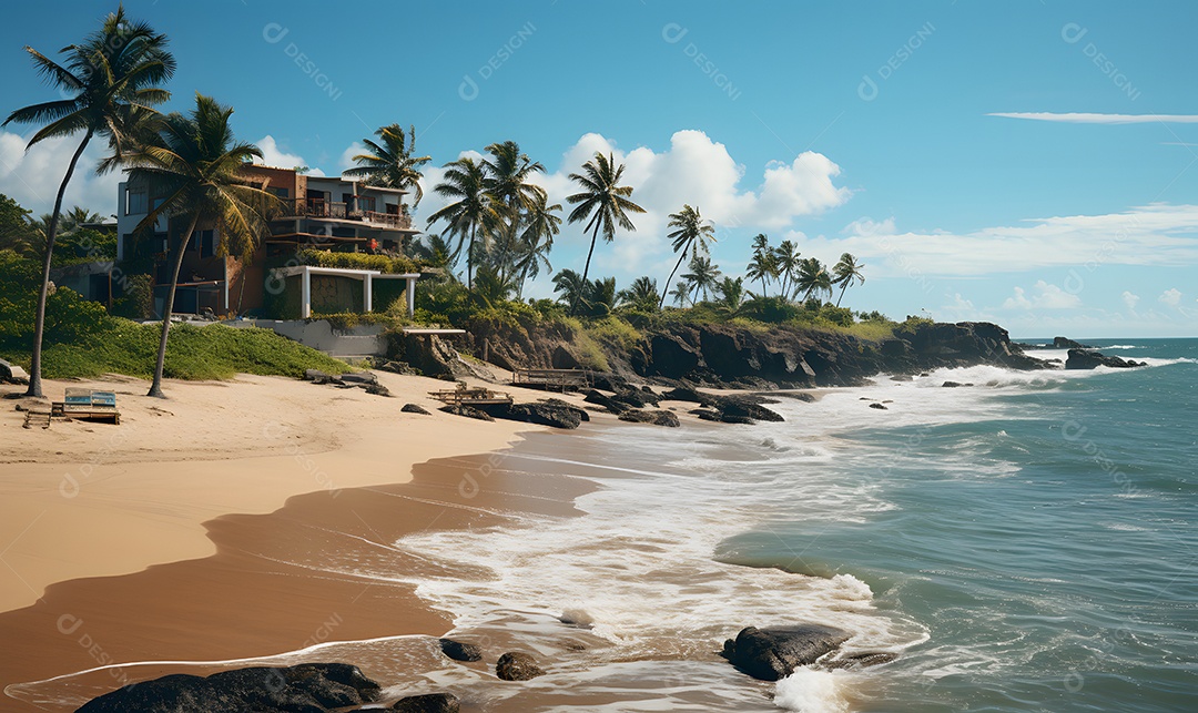 Lindas praias no estado da Paraíba