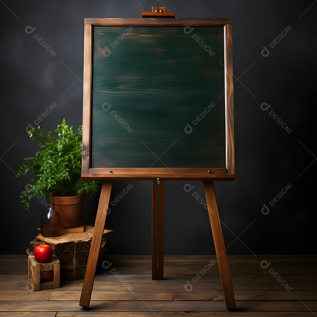 Lousa preta da professora