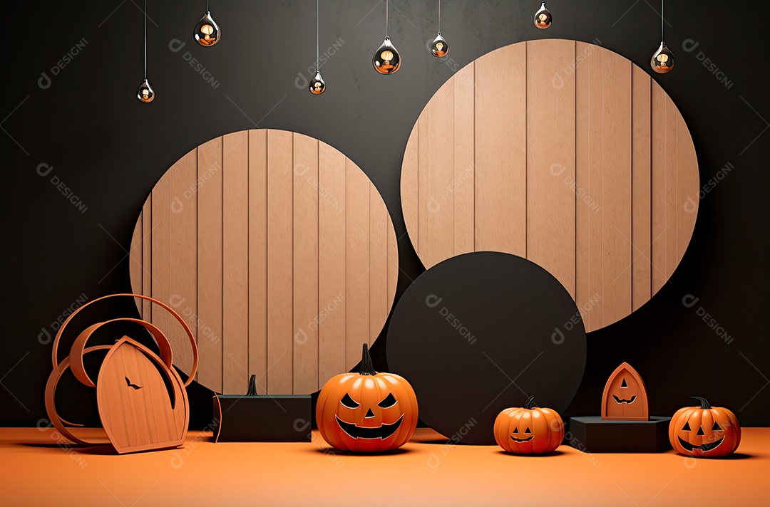 Imagem de fundo realista de halloween no estilo de fundos minimalistas