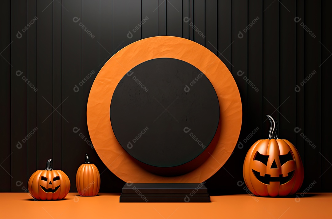 Imagem de fundo realista de halloween no estilo de fundos minimalistas