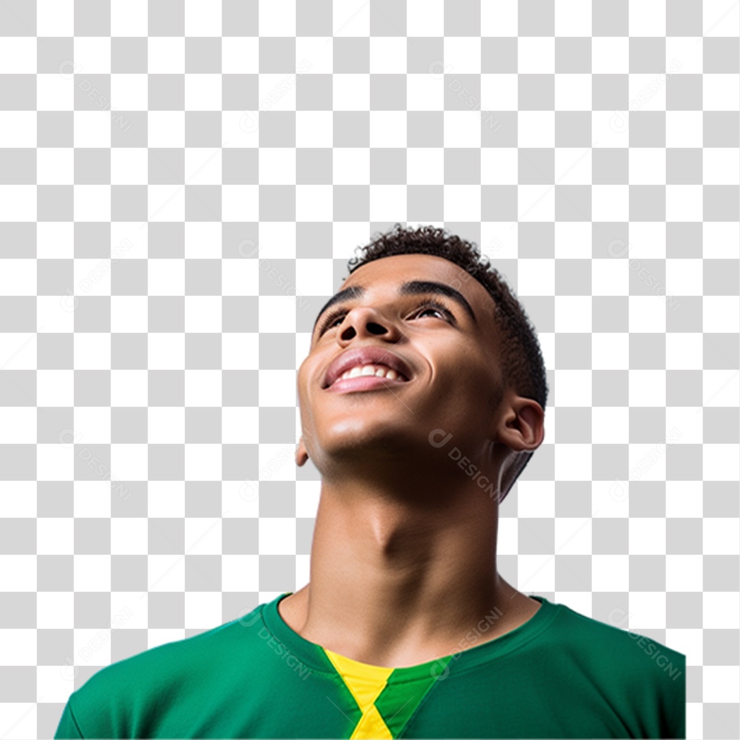 Homem com Roupa do Brasil 7 de Setembro Dia da Independência do Brasil  PNG Transparente