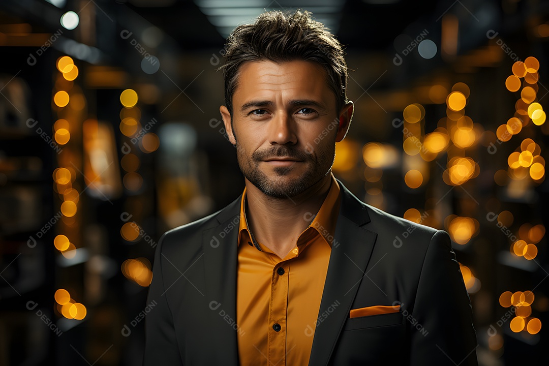 Homem professor trabalhando sorridente