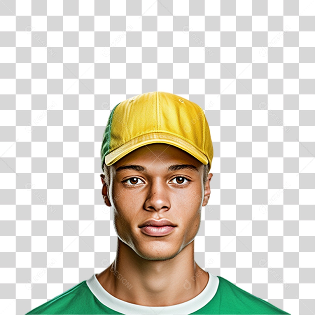 Homem com Roupa do Brasil 7 de Setembro Dia da Independência do Brasil  PNG Transparente