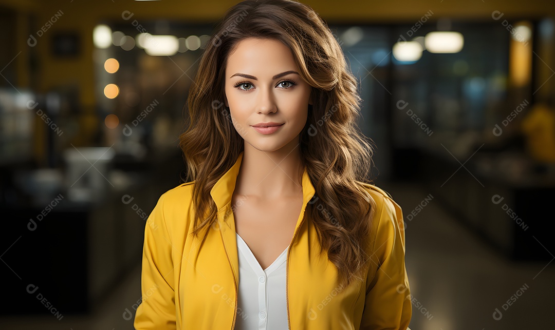 Mulher sorridente professor