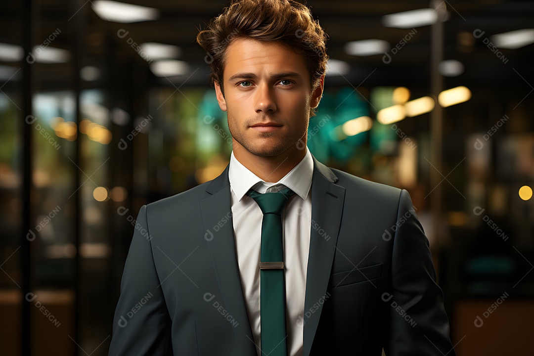 Homem professor sorridente