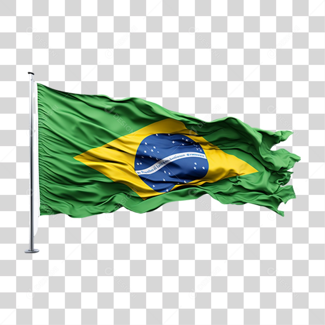 Bandeira para 7 de Setembro Dia da Independência do Brasil  PNG Transparente