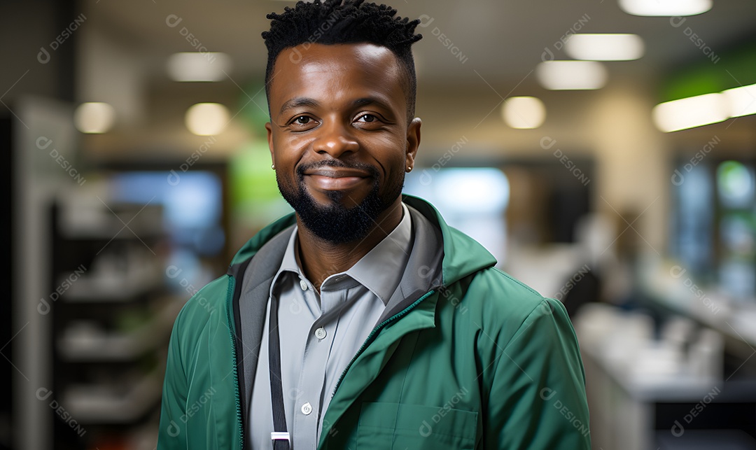 Homem professor sorridente