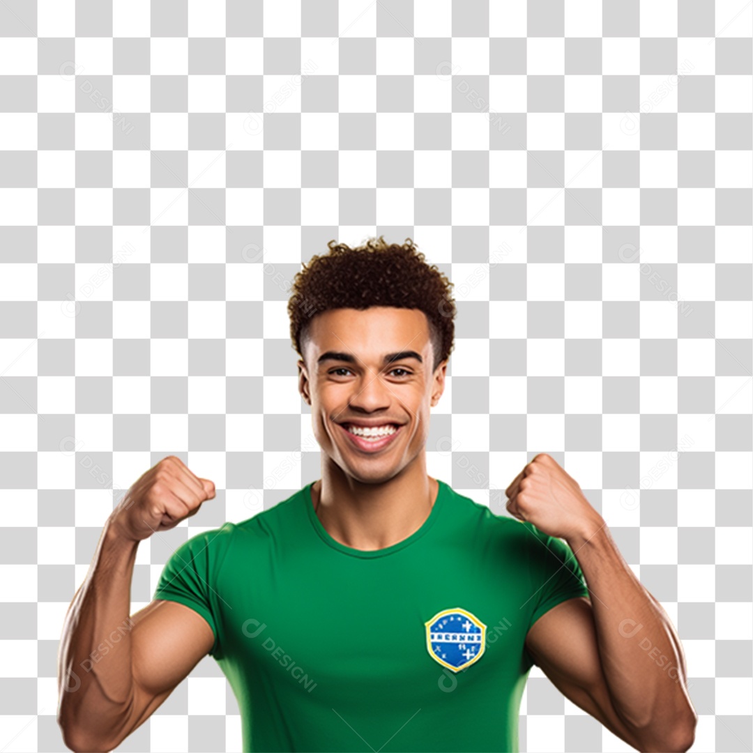 Homem Sorrindo 7 de Setembro Dia da Independência do Brasil  PNG Transparente