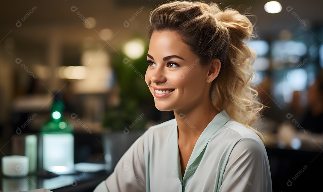 Homem professor sorridente