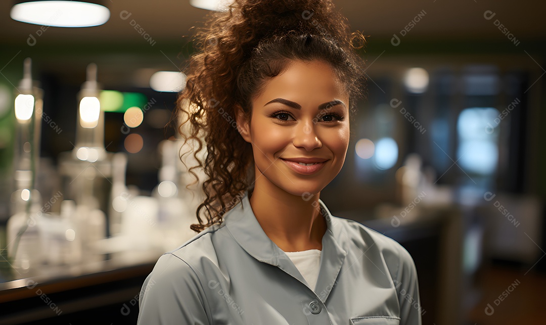 Mulher professor sorridente