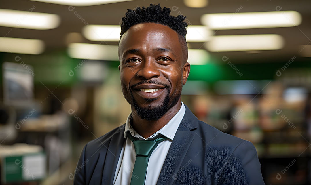 Homem professor sorridente