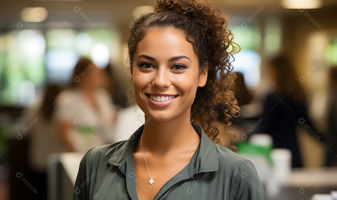 Mulher professor sorridente