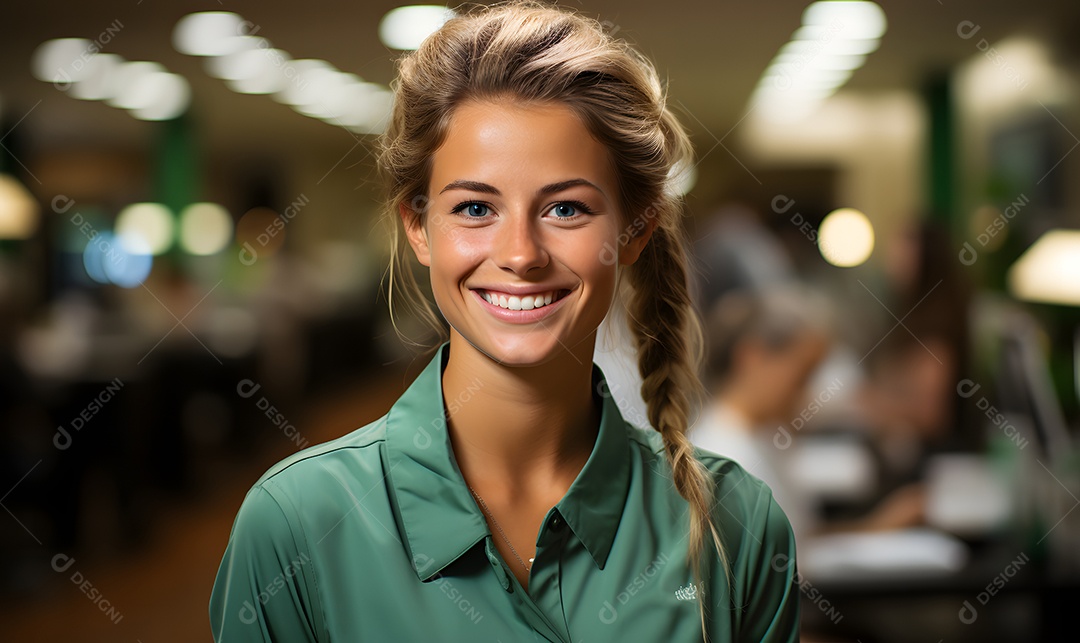 Mulher professora sorridente