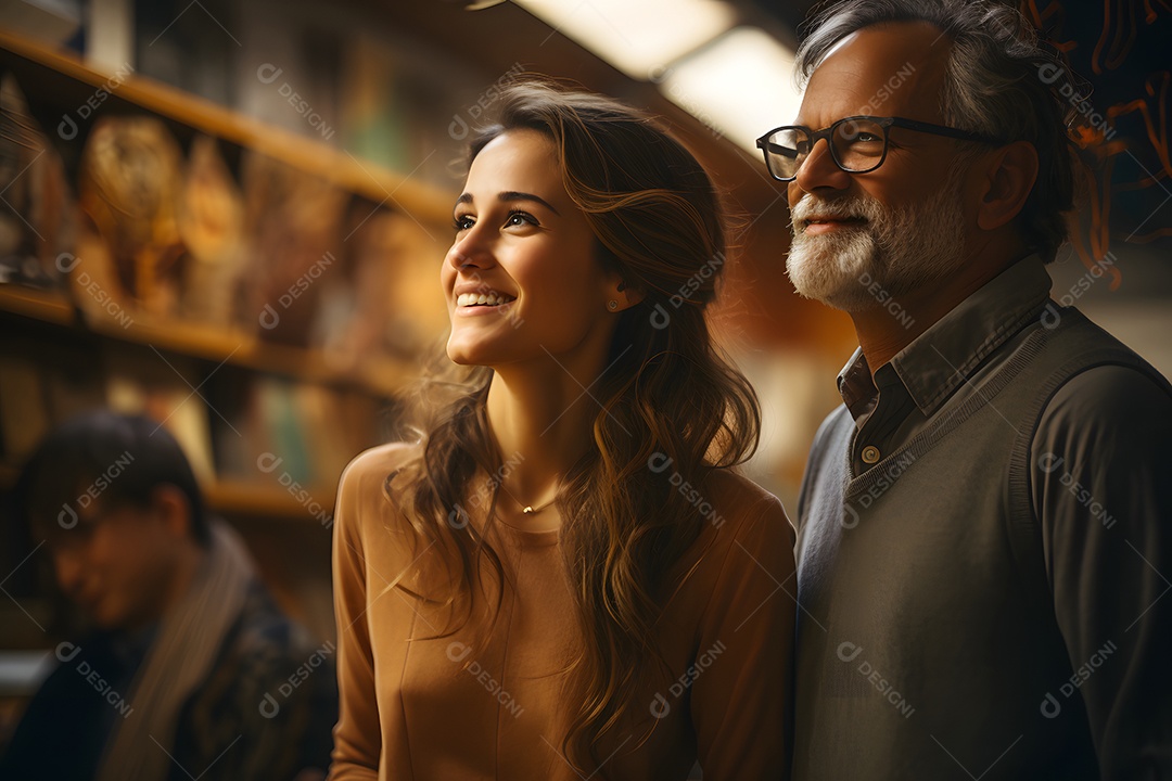 Professores sorridentes na escola