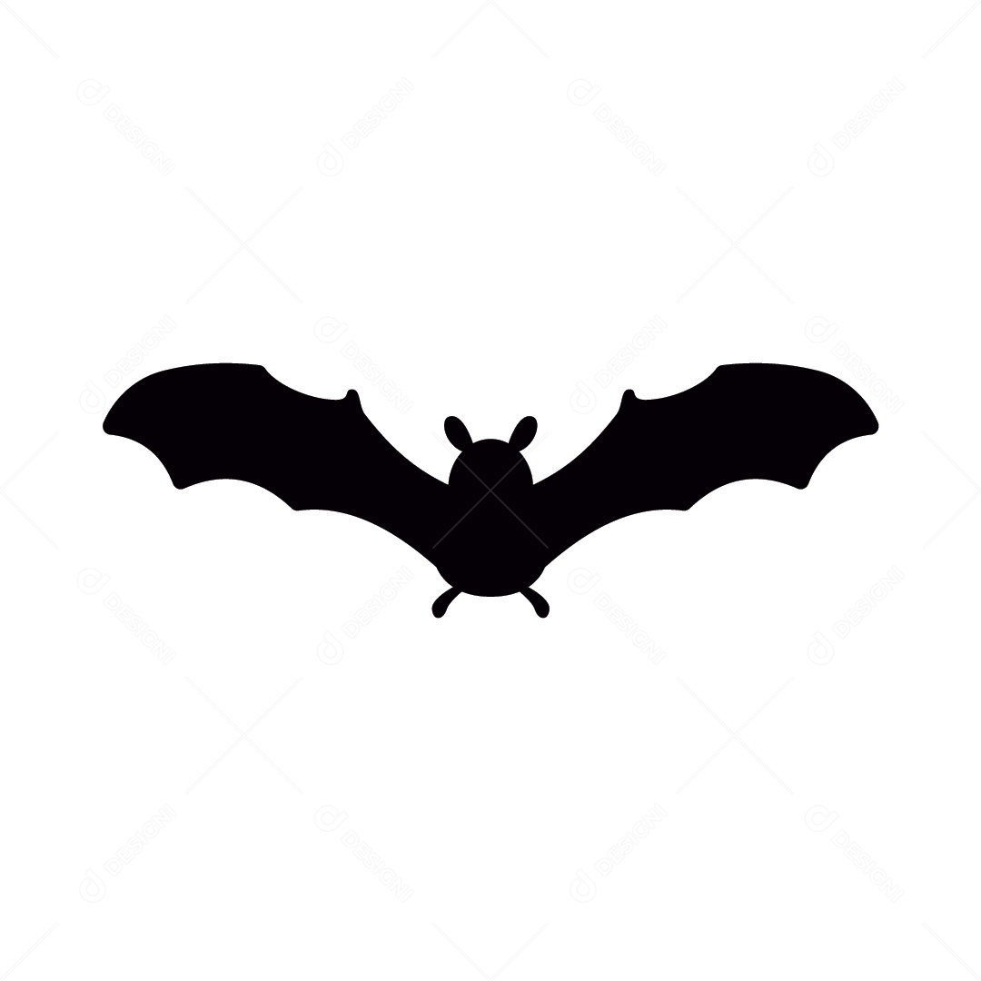 Morcego de Halloween Ilustração Vetor EPS