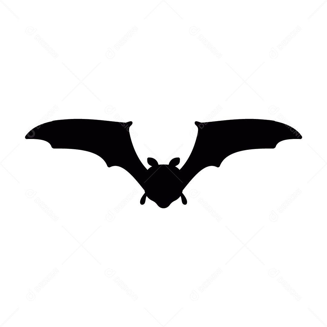 Morcego de Halloween Ilustração Vetor EPS