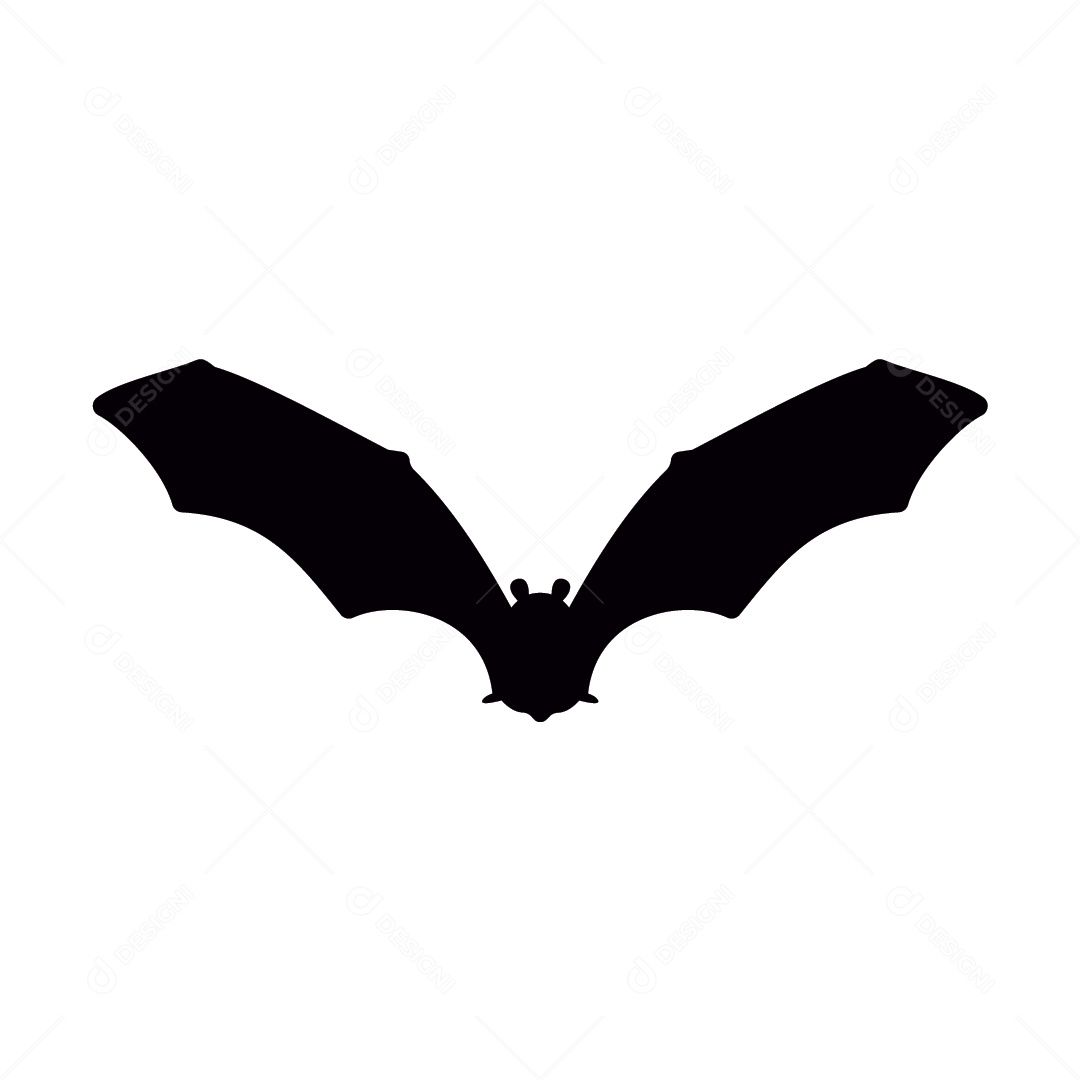 Morcego de Halloween Ilustração Vetor EPS